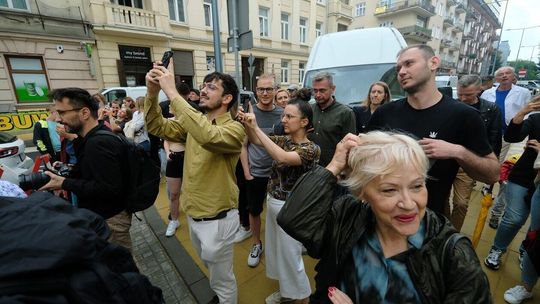 Odsłonięcie muralu Aleksandry Mirosław