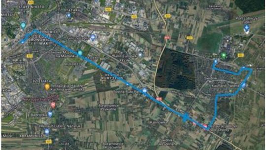 Nowy przebieg trasy autobusów nr 35