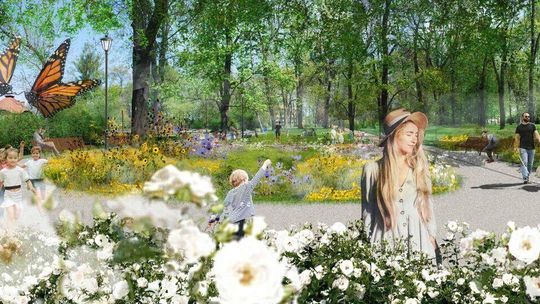 Wizualizacja Parku Bronowickiego po rewitalizacji Wizualizacja Parku Bronowickiego po rewitalizacji