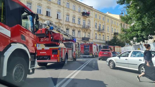 Pożar przy Kołłątaja w Lublinie