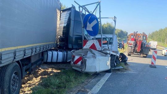 Kolizja na odcinku kraśnickim S19