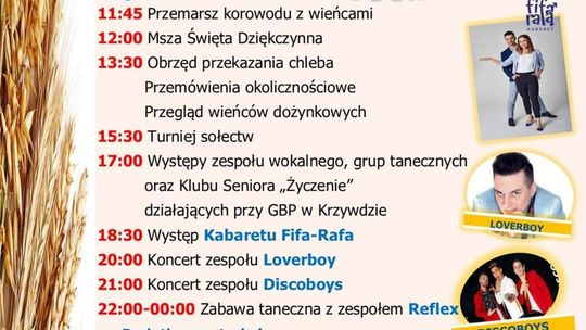 Dożynki gminy Krzywda