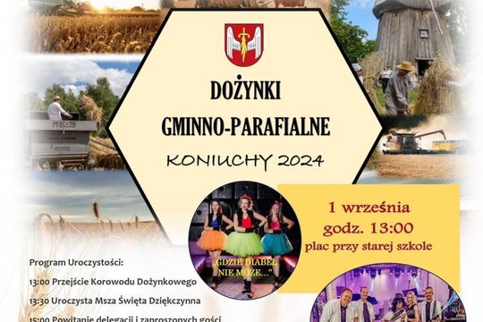 Dożynki gminno-parafialne w Koniuchach