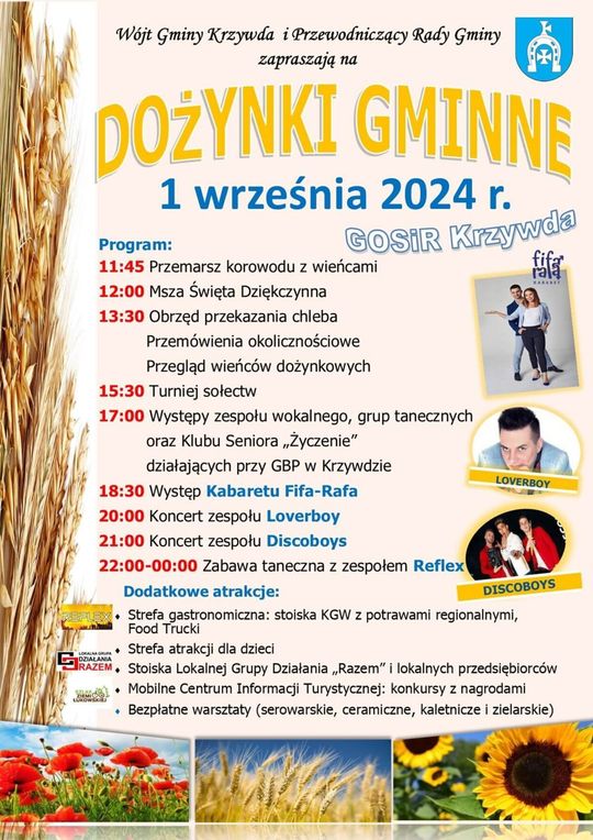 Dożynki gminy Krzywda