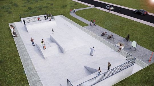 Skatepark w Janowie Lubelskim - wizualizacje