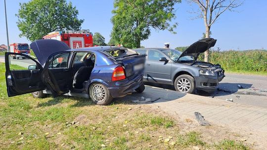 Wypadek na ul. Nadstawnej w Kraśniku