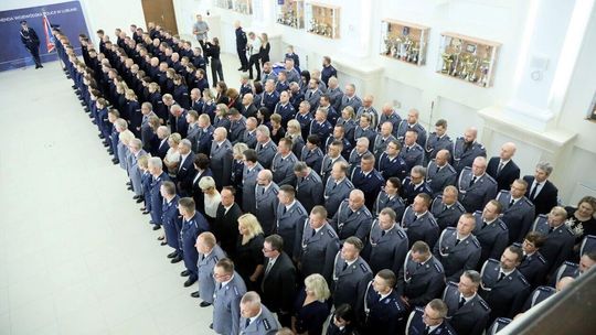 Ślubowanie policjantów