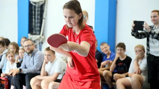 Spotkanie z multimedalistka igrzysk paraolimpijskich w Paryżu Karoliną Pęk 