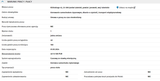 KIEROWCA SAMOCHODU CIĘŻAROWEGO