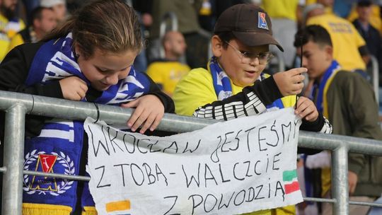 Kibice podczas meczu Motoru z Jagiellonią