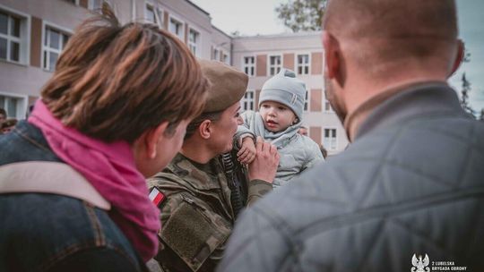 Przysięga wojskowa na Majdanku