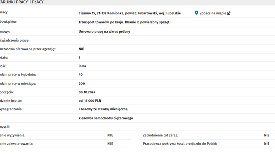 KIEROWCA SAMOCHODU CIĘŻAROWEGO