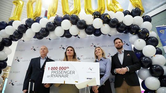 Milionowy pasażer Ryanair