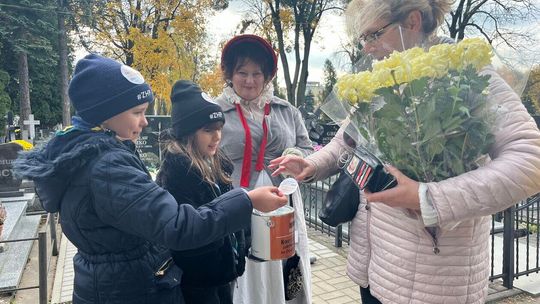 XVIII kwesta na cmentarzu parafialnym w Zamościu - 1 listopada 2024