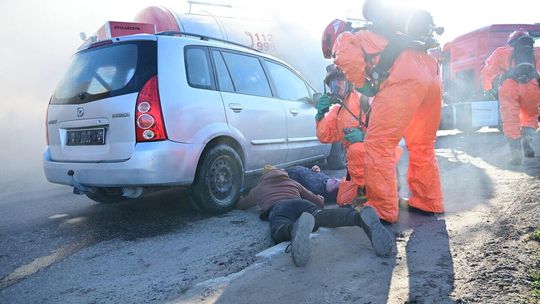 Kraśnik. Na Obwodowej ćwiczyli mundurowi 