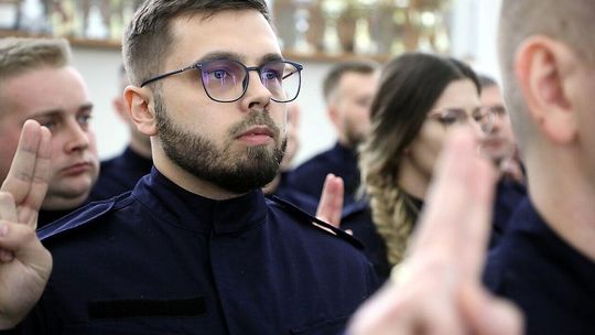 Ślubowanie policjantów