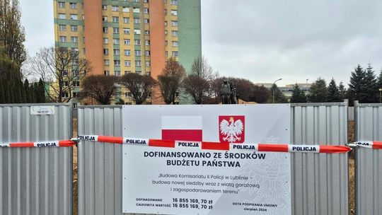 Bomba znaleziona przy budowie II komisariatu policji w Lublinie Bomba znaleziona przy budowie II komisariatu policji w Lublinie