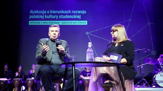 Minister Dariusz Wieczorek na II Ogólnopolskim Forum Kultury Studenckiej 