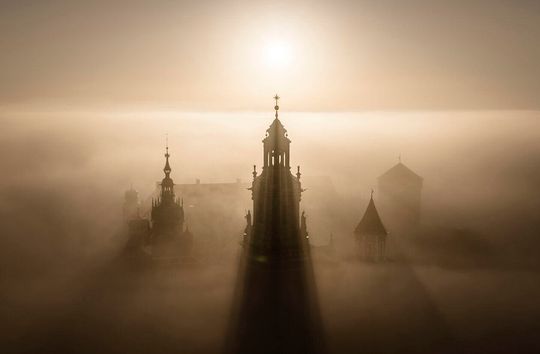 Wawel we mgle - pierwsze miejsce