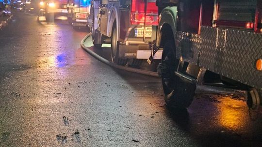 Pożar w powiecie lubelskim