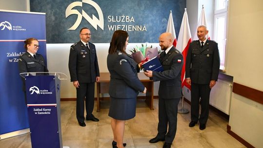 Wprowadzenie nowego zastępcy dyrektora w ZK Zamość Wprowadzenie nowego zastępcy dyrektora w ZK Zamość