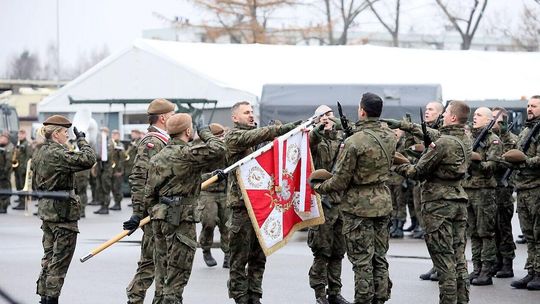 Podwójna uroczystość terytorialsów Podwójna uroczystość terytorialsów