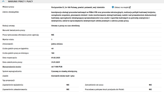 KIEROWNIK DZIAŁU KADR