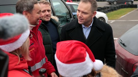 „Bezpieczna zima z Mikołajem” w Ośrodku Doskonalenia Techniki Jazdy w Lublinie