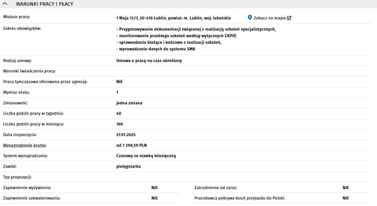 PRACOWNIK MERYTORYCZNY DS SZKOLEŃ PIELĘGNIAREK I POŁOŻNYCH