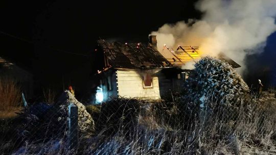 Pożar w Wólce Wieprzeckiej