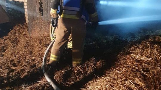 Nocny pożar w Księżomierzu-Kolonii