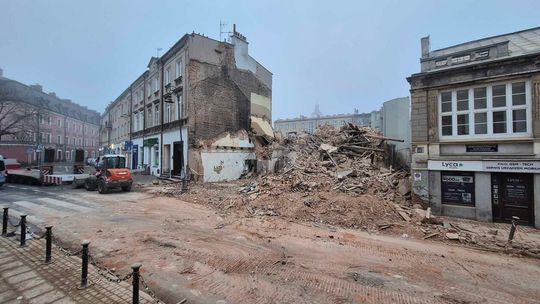 Wyburzenie kamienicy przy ulicy Bernardyńskiej w Lublinie
