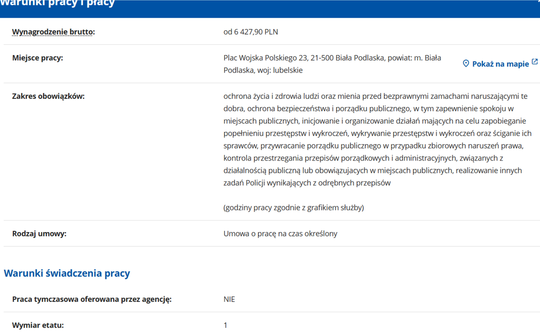 POLICJANT KONTRAKTOWY