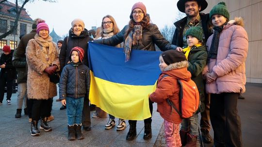 Trzecia rocznica agresji Rosji na Ukrainę.