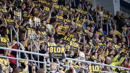 Tłumy kibiców dopingowały Bogdankę LUK Lublin podczas meczu ze Sportingiem Lizbona