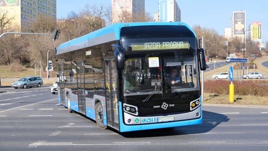 Test wodorowych autobusów Chełmskich Linii Autobusowych na ulicasch Lublina