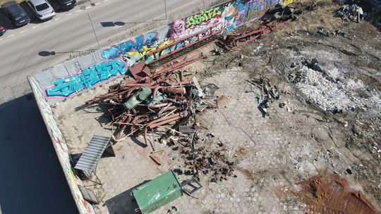 Rozbiórka kotłowni PEC w Łukowie