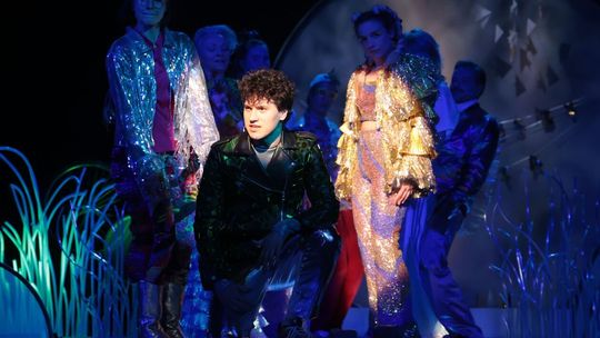 Próba medialna Niewiarygodna historia Małej S, w teatrze Osterwy.