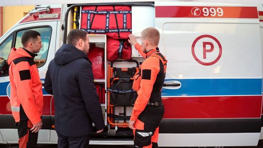 Otwarcie stacji pogotowania ratunkowego w Modliborzycach.