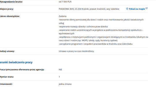 KOORDYNATOR PROGRAMU UMACNIANIA RODZINY "SOS RODZINIE"