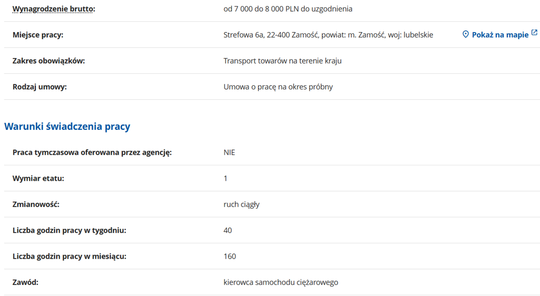 KIEROWCA SAMOCHODU CIĘŻAROWEGO