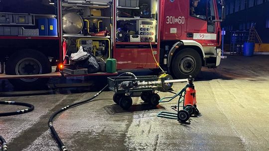 Wyciek kwasu w fabryce w Kraśniku