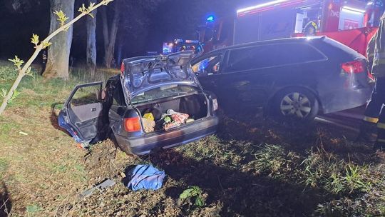 Wypadek na trasie Łuków-Radzyń Podlaski