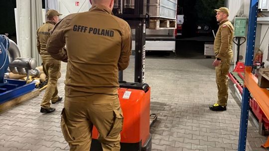 Strażacy z województwa lubelskiego w drodze do Biebrzańskiego Parku Narodowego