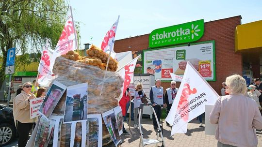 Pikieta pod Stokrotką w Lublinie 