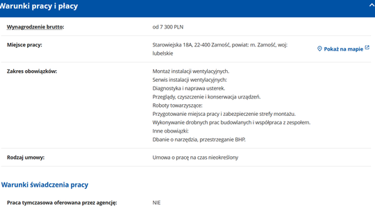 MONTER/KONSERWATOR INSTALACJI WENTYLACYJNYCH