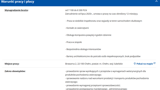 INSPEKTOR WETERYNARYJNY