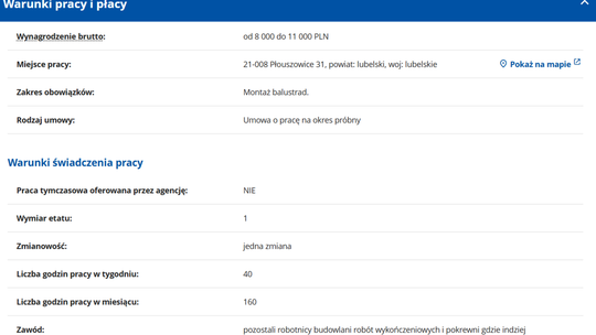 MONTAŻYSTA BALUSTRAD