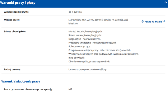 MONTER/KONSERWATOR INSTALACJI WENTYLACYJNYCH