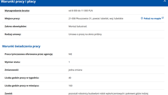 MONTAŻYSTA BALUSTRAD